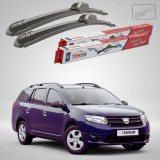 Cumpara ieftin Ștergătoare Dacia Logan II MCV Break 2013-2015 | Set Față Flat &ndash; TeamCar&reg;