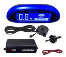 Set senzori Parcare auto Detector PARKTRONIC Display radar monitor 4 senzori ARGINTIU foto