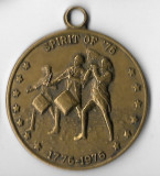 Medalie Spirit of 76, bicentennial - SUA, 40 mm, alama