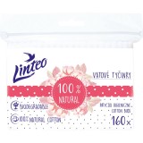 Linteo Natural Cotton Buds bețișoare din bumbac &icirc;n săculeț 160 buc