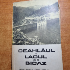 ghid turistic - ceahlaul si lacul de la bicaz - din anul 1963