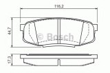 Set placute frana,frana disc TOYOTA LAND CRUISER 200 (VDJ2_, UZJ2_) (2007 - 2016) BOSCH 0 986 494 380