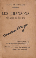 Les chansons des rues et des bois - Victor Hugo foto