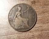 M3 C50 - Moneda foarte veche - Anglia - one penny - 1904, Europa