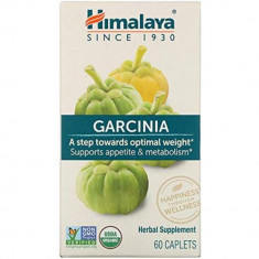 Supliment Alimentar Himalaya Organic Garcinia Cambogia, pentru controlul poftei de mancare, metabolismul lipidelor, Suport in greutate, USDA Organic, foto