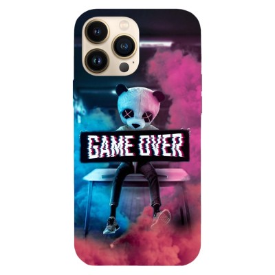 Husa compatibila cu Apple iPhone 15 Plus model Game over, Silicon, TPU, Viceversa foto