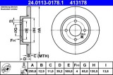 Disc frana ATE 24.0113-0178.1