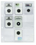 Set 2 folii blister A4 pentru 18 monede in capsule slabs