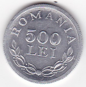 Romania 500 lei 1946 EROARE foto