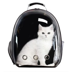 Rucsac Extensibil pentru Caini si pisici, Tip Hublou , Usor si confortabil, Negru, Manolex&reg;
