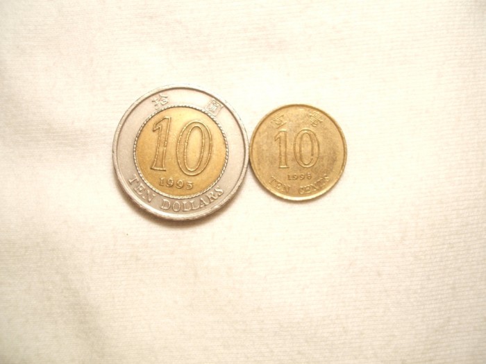 2 MONEDE HONG KONG / LICHIDARE STOC