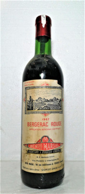 99 VIN ROSU, BERGERAC, ABC, Recoltare 1967 CL 75 GR 11 foto