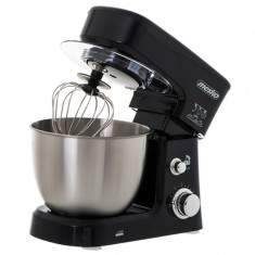 Robot de bucatarie Mesko, 1200 W, capacitate bol 3.5 l, 6 viteze, bol inox, Negru