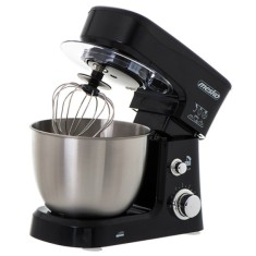 Robot de bucatarie Mesko, 1200 W, capacitate bol 3.5 l, 6 viteze, bol inox, Negru