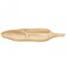 Platou servire lemn fag forma frunza 49&times;24cm Zilan EXT 7261