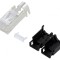 Mufă RJ45 Cat5e Ecranată cu Manșon 6.6mm Neagră