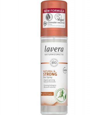 Deodorant Spray Natural &amp;amp; Strong Eco 75 mililitri Lavera foto