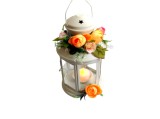 Felinar decorat cu flori 42635
