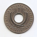 Africa de Est - (Uganda) 1 Cent 1912 H - George V, 22.3 mm KM-7