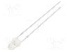 Dioda LED, 3mm, galbena, 3,5...4,5lm, 30mA, 1,8...2,6V, OPTOSUPPLY - OS5YKP3211A
