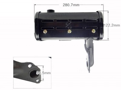 Esapament motor diesel 186F foto