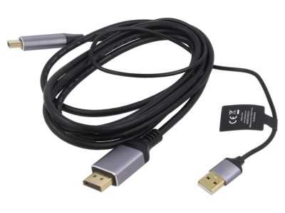 Cablu adaptor DisplayPort la HDMI, 2m foto