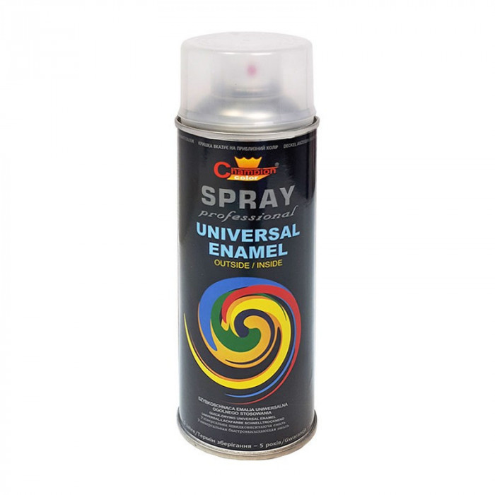 Spray vopsea Profesional CHAMPION RAL Lac Transparent 400ml