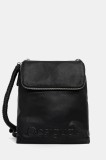 Desigual rucsac HALF HAMPTON BLACK femei, culoarea negru, mare, neted, 25SAKP46
