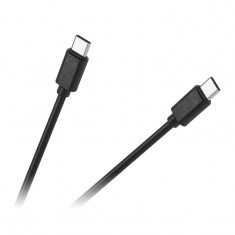 Cablu USB 2.0 Tip C tata - Tip C tata, 1 m , Negru foto