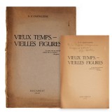 N. B. Cantacuz&egrave;ne, Vremuri vechi - figuri vechi, 1940, cu dedicație