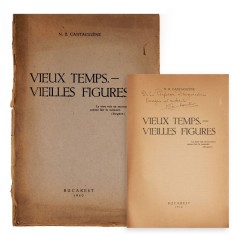 N. B. Cantacuz&egrave;ne, Vremuri vechi - figuri vechi, 1940, cu dedicație