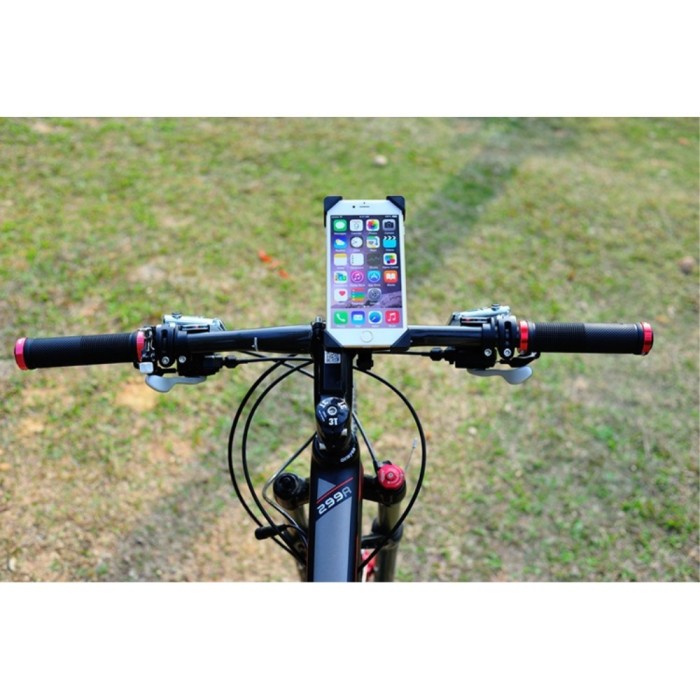 Suport universal flippy&Acirc;&reg; pentru bicicleta 5.3 - 7 inch ,ch-01 ,negru