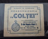 Bon ceasornicaria Coltei Bucuresti Tellus