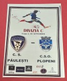 Program meci fotbal CS PAULESTI - CSO PLOPENI (Div. C)