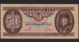 Ungaria 50 Forint 1951 . Stare foarte buna si data rara de emisie
