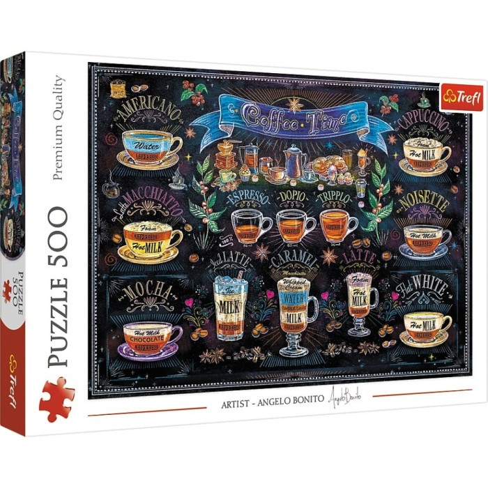 PUZZLE TREFL 500 TIPURI DE CAFEA