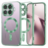 Husa MagSafe Crystal Transparenta Asteroid GSM pentru Xiaomi 17T, Verde Deschis