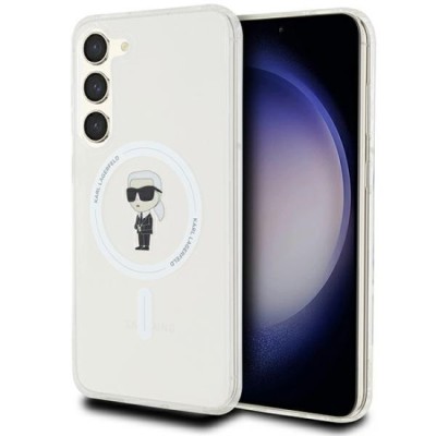 Husa pentru Samsung Galaxy S24 Plus - Karl Lagerfeld IML Luxury MagSafe (KLHMS24MHFCKNOT) - Transparent Ikonik foto