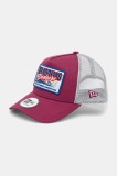 New Era sapca culoarea rosu, cu imprimeu, 60595249