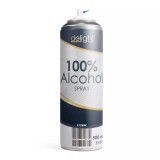 Spray Alcool Tehnic 100% Delight, 500ml, Curatare/Degresare, Electronică, Birou, Universal, Evaporare Rapidă, Fără Pete