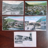 Lot 5 Replici Carti Postale Piatra Neamt - Anii 1910-1930 ( VEZI DESCRIEREA), Circulata, Fotografie