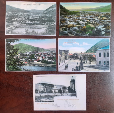 Lot 5 Replici Carti Postale Piatra Neamt - Anii 1910-1930 ( VEZI DESCRIEREA) foto