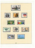 Germania (Bundes) 1987-1993 - Colecție timbre neuzate, in album, cota mare