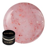 Gel UV Constructie Unghii RevoFlex Glitz LUXORISE 15ml, Frosted Ruby