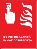 Placuta de siguranta pentru buton de alarma in caz de urgenta