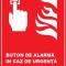 Placuta de siguranta pentru buton de alarma in caz de urgenta