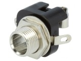 Soclu Jack 6,3mm Mamă Mono pentru Lipire, Lumberg