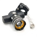 Far cu LED re&icirc;ncărcabil, cu suport pentru ghidon, autonomie p&acirc;nă la 6 ore | Motorevolution