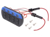 Comutator apăsare 10A/24VDC IP66