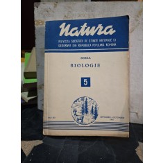 Natura nr 5/1961 - Revista Societății de Științe Naturale și Geografie din Republica Populară Rom&acirc;nă